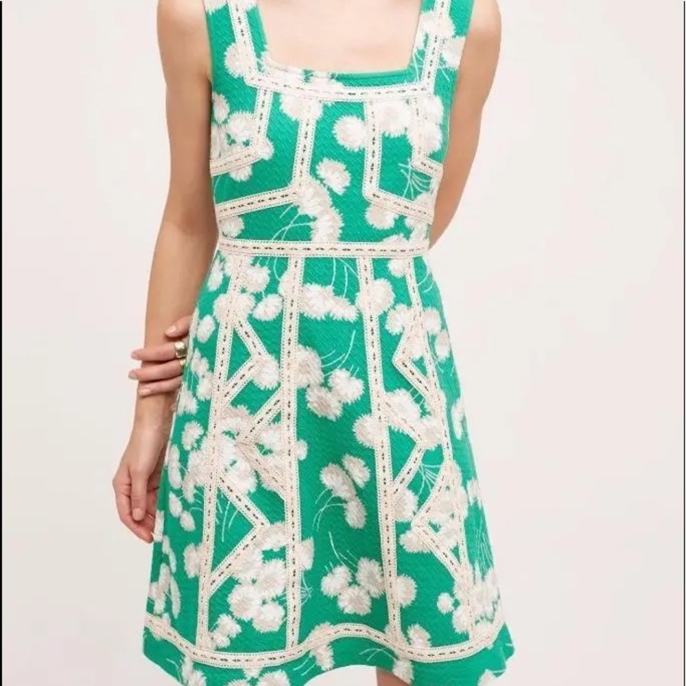 Maeve Anthropologie Emma Dandelion Print Dress.